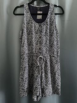 Navy Romper