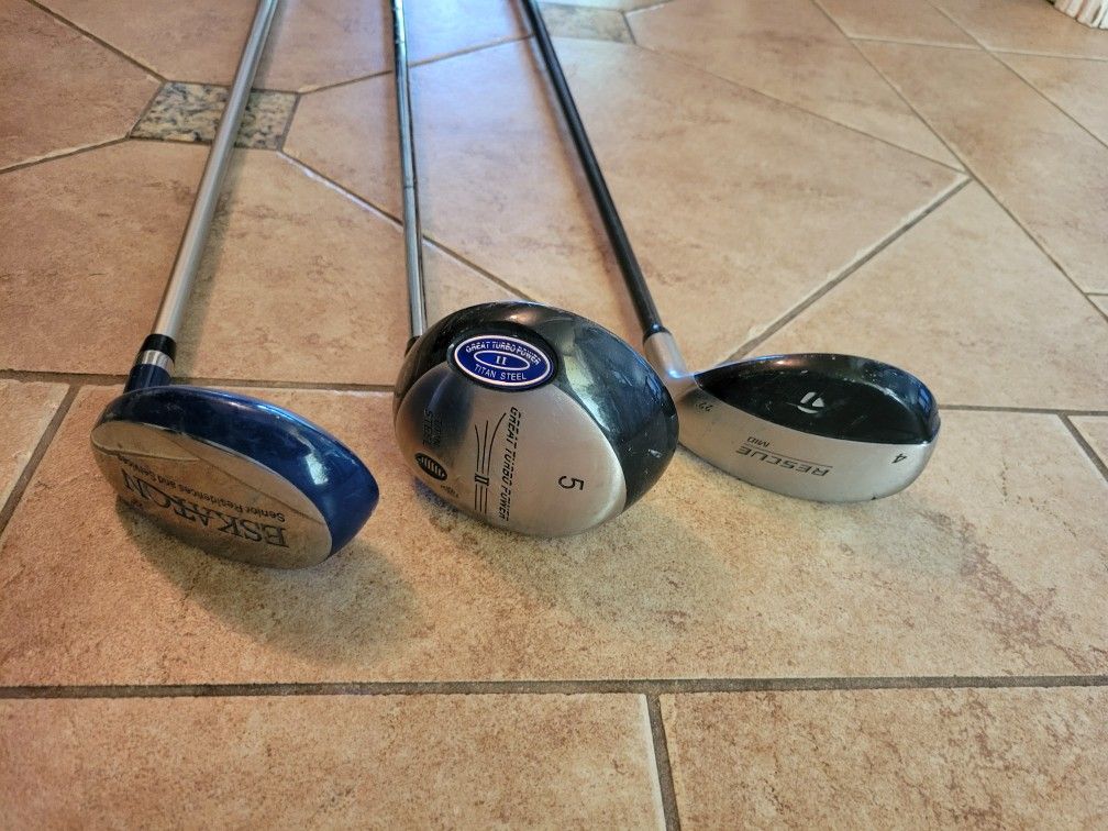 Golf Clubs $15. Each