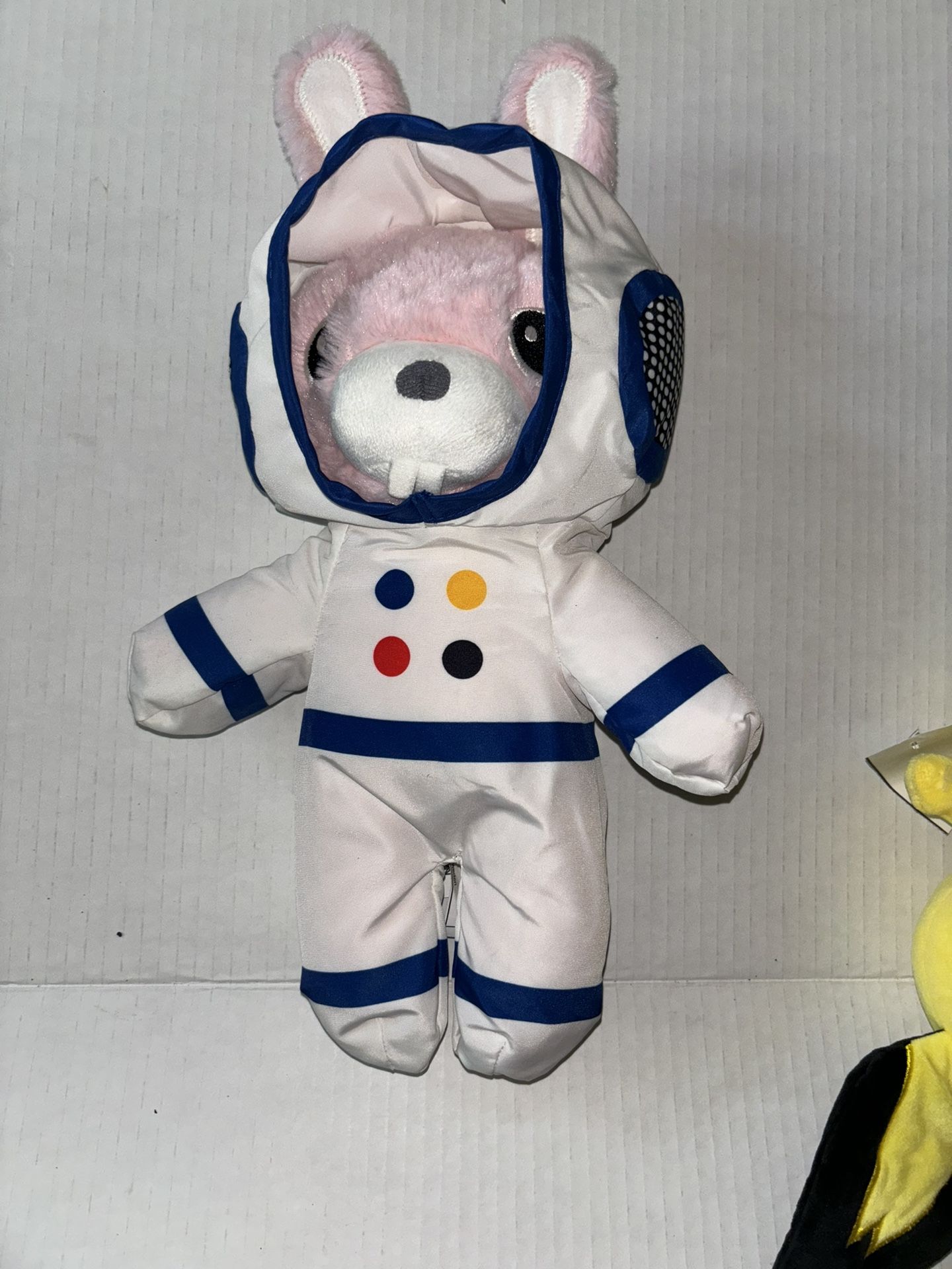 Ikea Aftonsparv Soft Pink Bunny Astronaut Plush