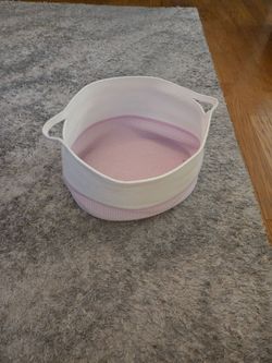 Woven Cotton Rope Storage Basket