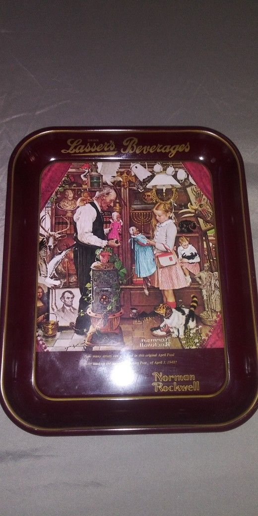 Norman Rockwell Metal Plates