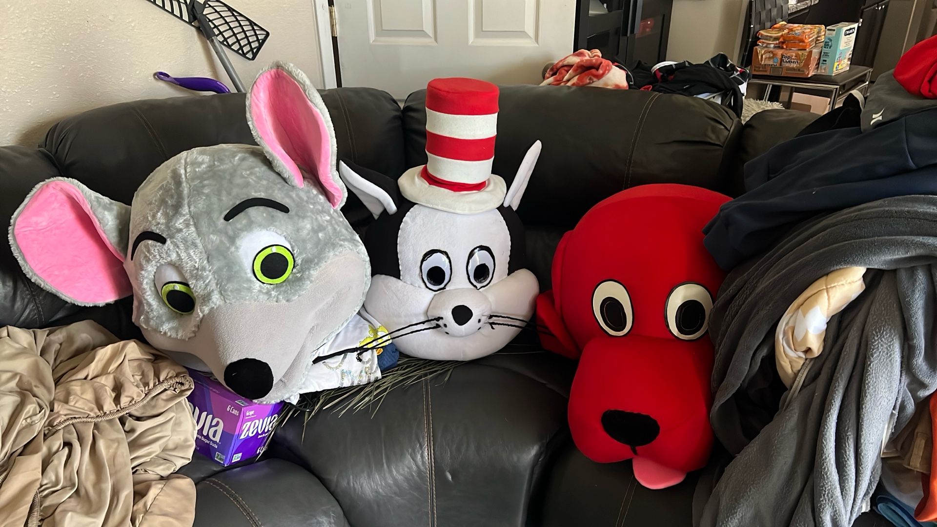 Character outfits for kids events whole suits for these three