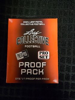 2025 Leaf Metal Collective Football ProSet & PressPass Proof Packs