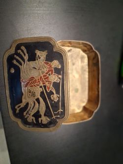Vintage brass box