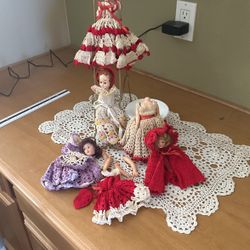 Antique Dolls Crocheted Clothes