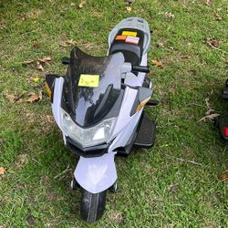 Power wheel Black Motorcycle 