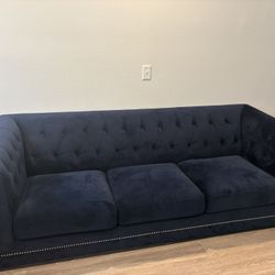Navy Blue Couch 