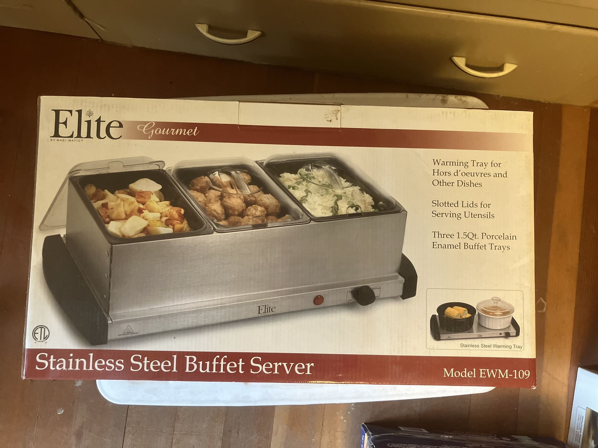 Stainless Steel Buffet Server - Warming Tray