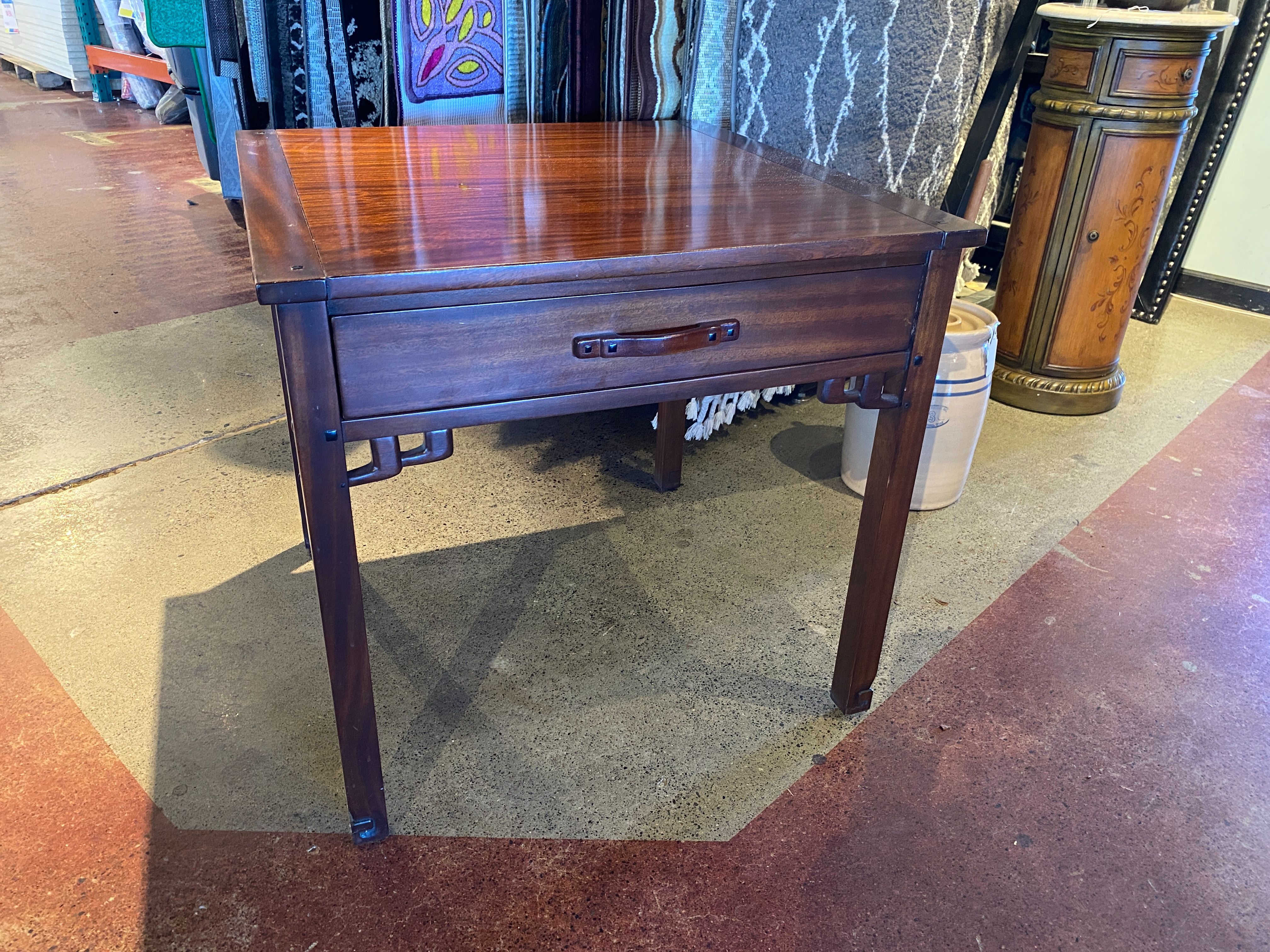 ANTIQUITIES by Stickley Square Wooden End Table