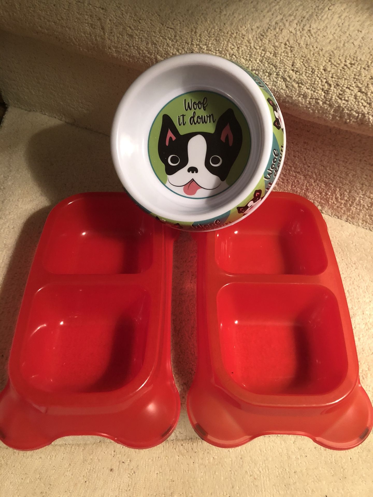 Dog bowls $3 each NEW