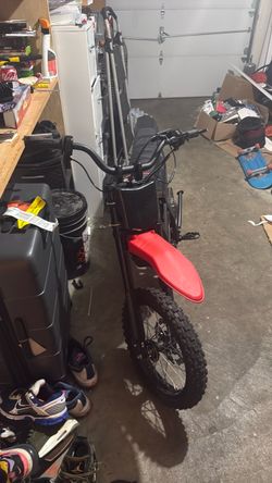 Yozma in10 Electric Dirt Bike Black and Red