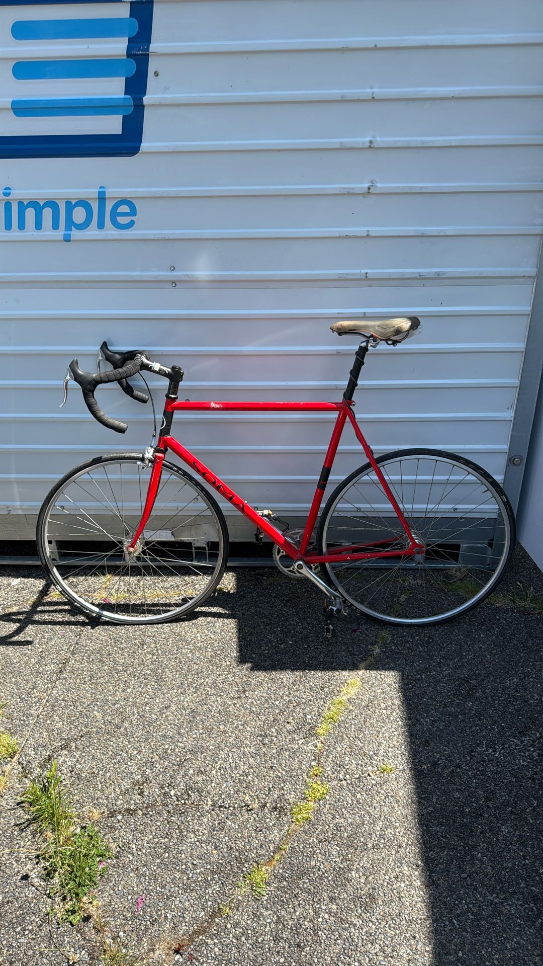 Soma Rush - Fixed gear project / parts bike 59cm