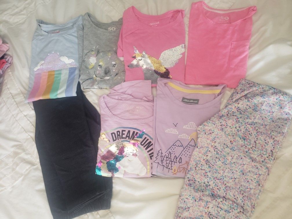 Girls 14/16 Tshirts And Leggings