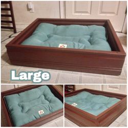 Dog bed/cat bed and house for sale made ceder wood