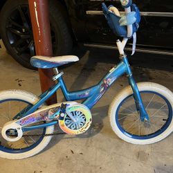 Frozen Girls Bike With Training Wheels 