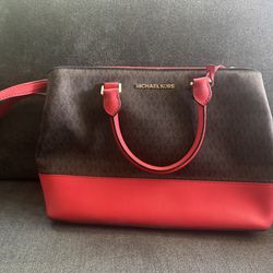 Michael Kors Satchel with Matching Wallet