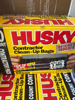 Trash bags. $20 each box