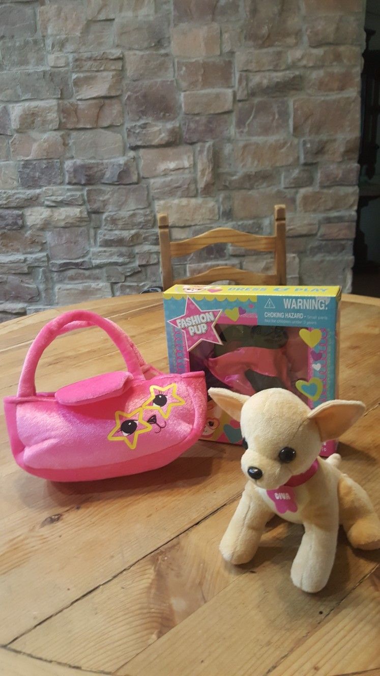 Kids Fasion Pup Dress Up With Carrier