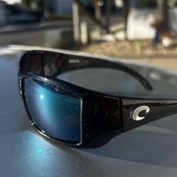 *Mint* Costa Blackfin- Polarized Amber/green Mirror Glass Lenses