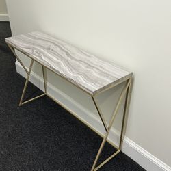 Entryway/ Console Table With Marble Top