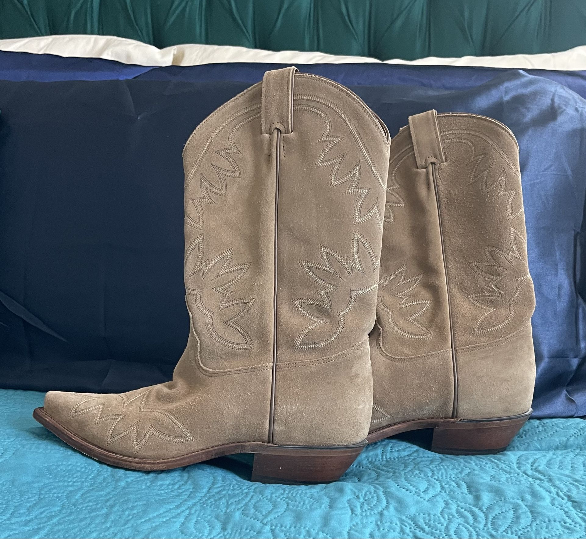 Tony Lama Suede Boots