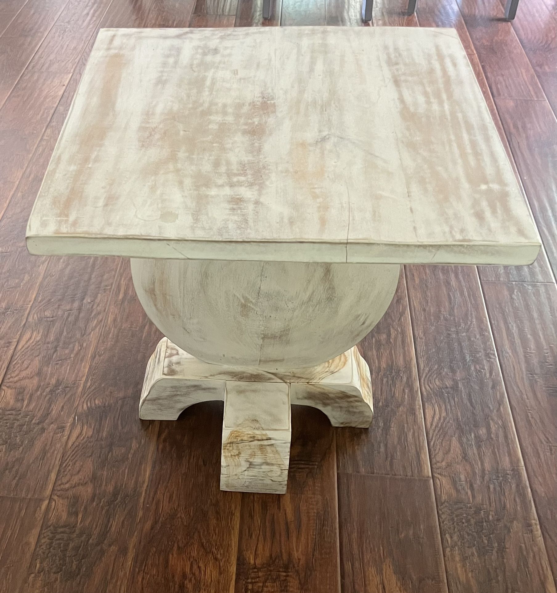 Rustic Distressed White Table
