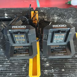 Ridgid 18v battery chargers