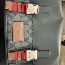 NWOT Coach Track Crossbody Bag