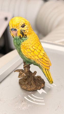 Parakeet - Made of Porcelain & Bronze
