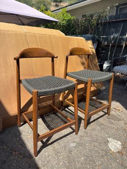 Mid-Century Modern style World market stools