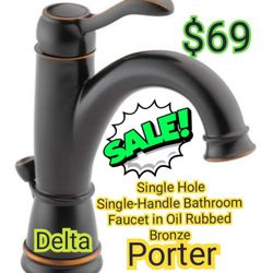 Delta

Porter Single Hole Single-Handle Bathroom Faucet in Oil Rubbed Bronze

..