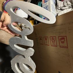 Love Sign Decor