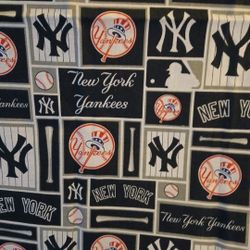 New York Yankees Fabric 1 Yard X 58 In. 