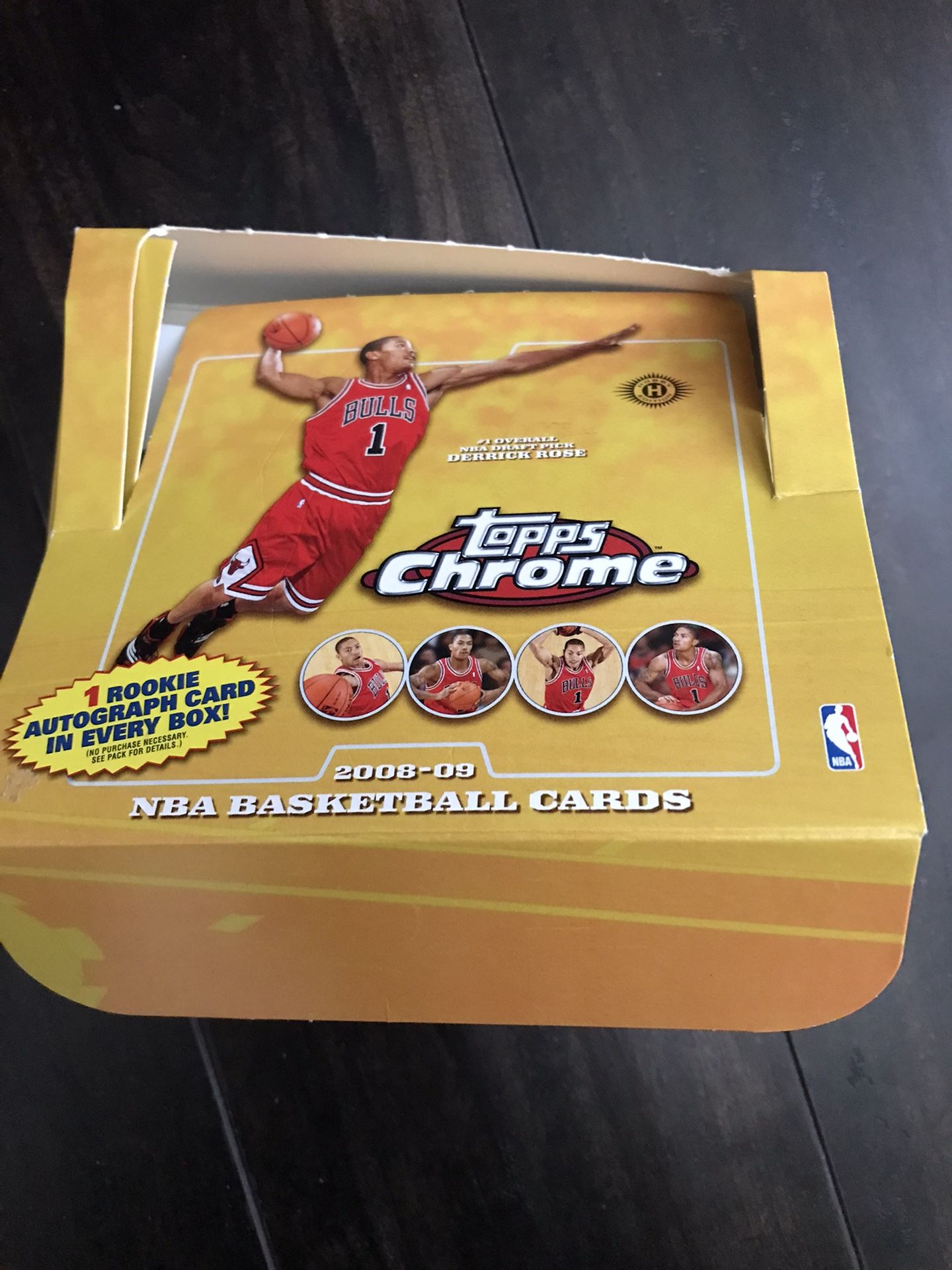 Box Of Topps Chrome 2008-09 Basketball Cards