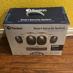 Swann security system 4 Camera New In Box. No Police Access.