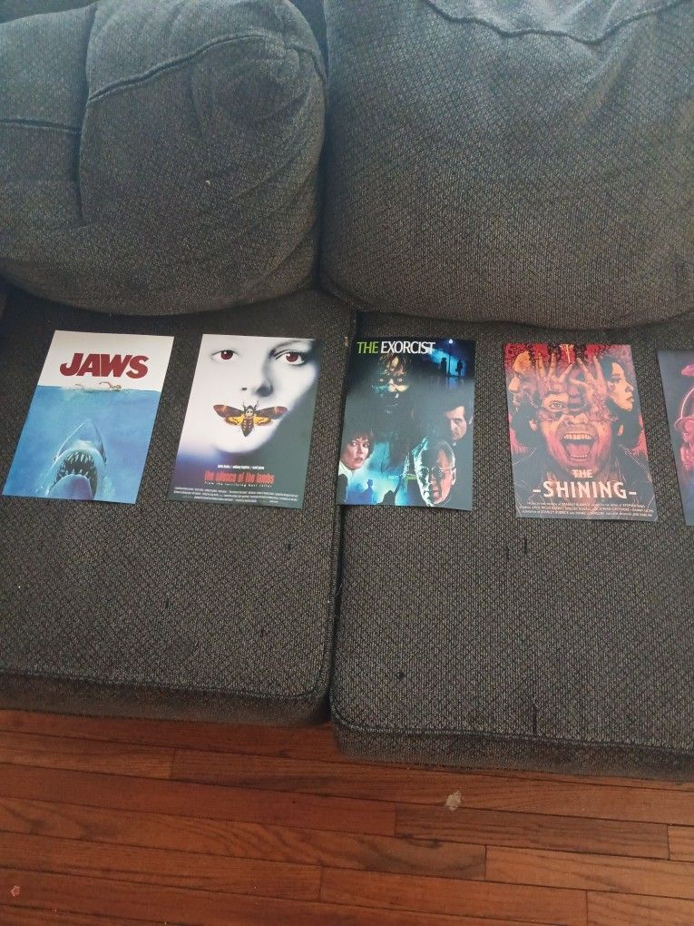 7 8x12 horror movie posters