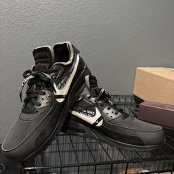 Air Max 90 Black Off White Size 13