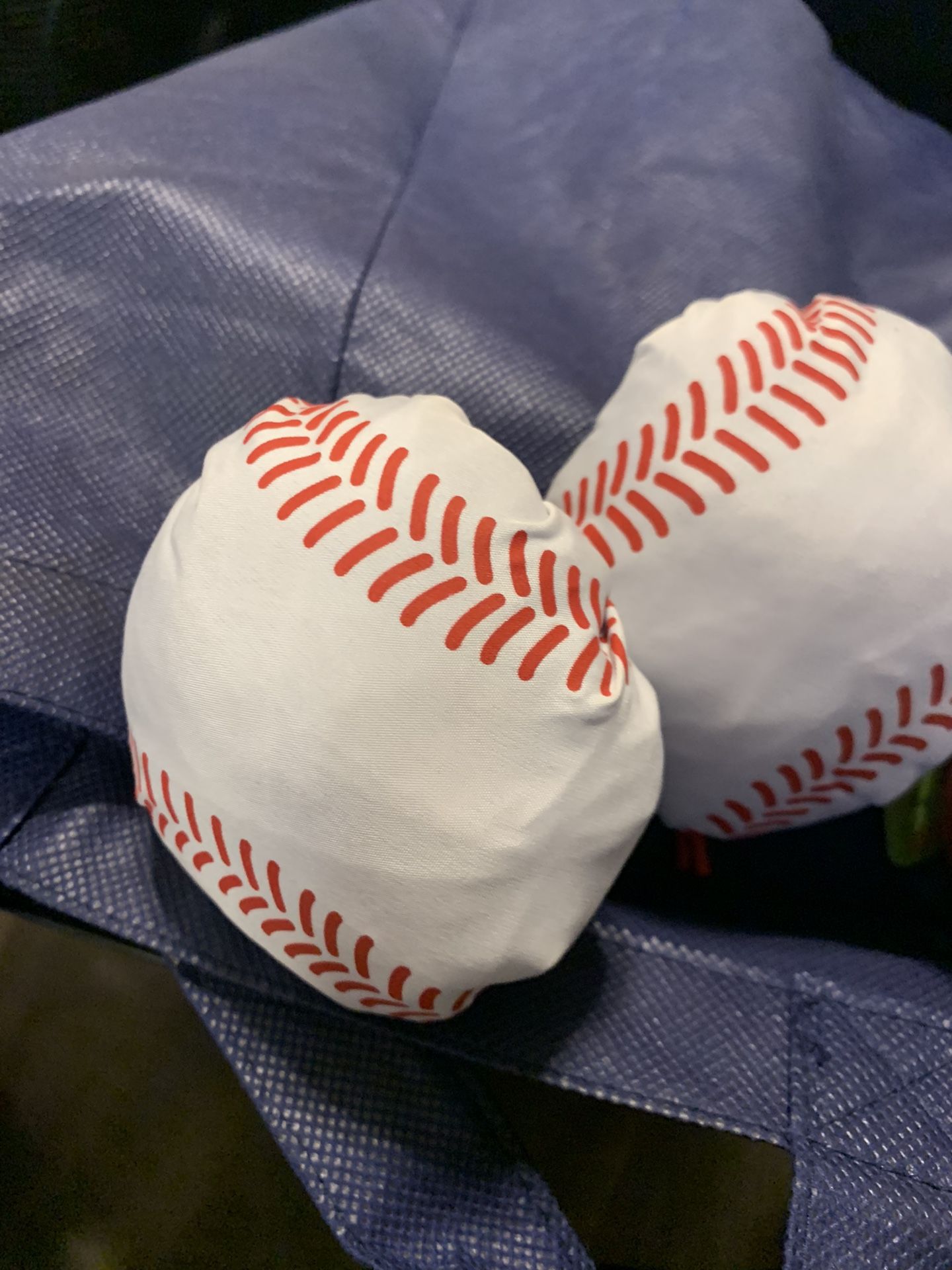 Baseball Drawstring Backpacks