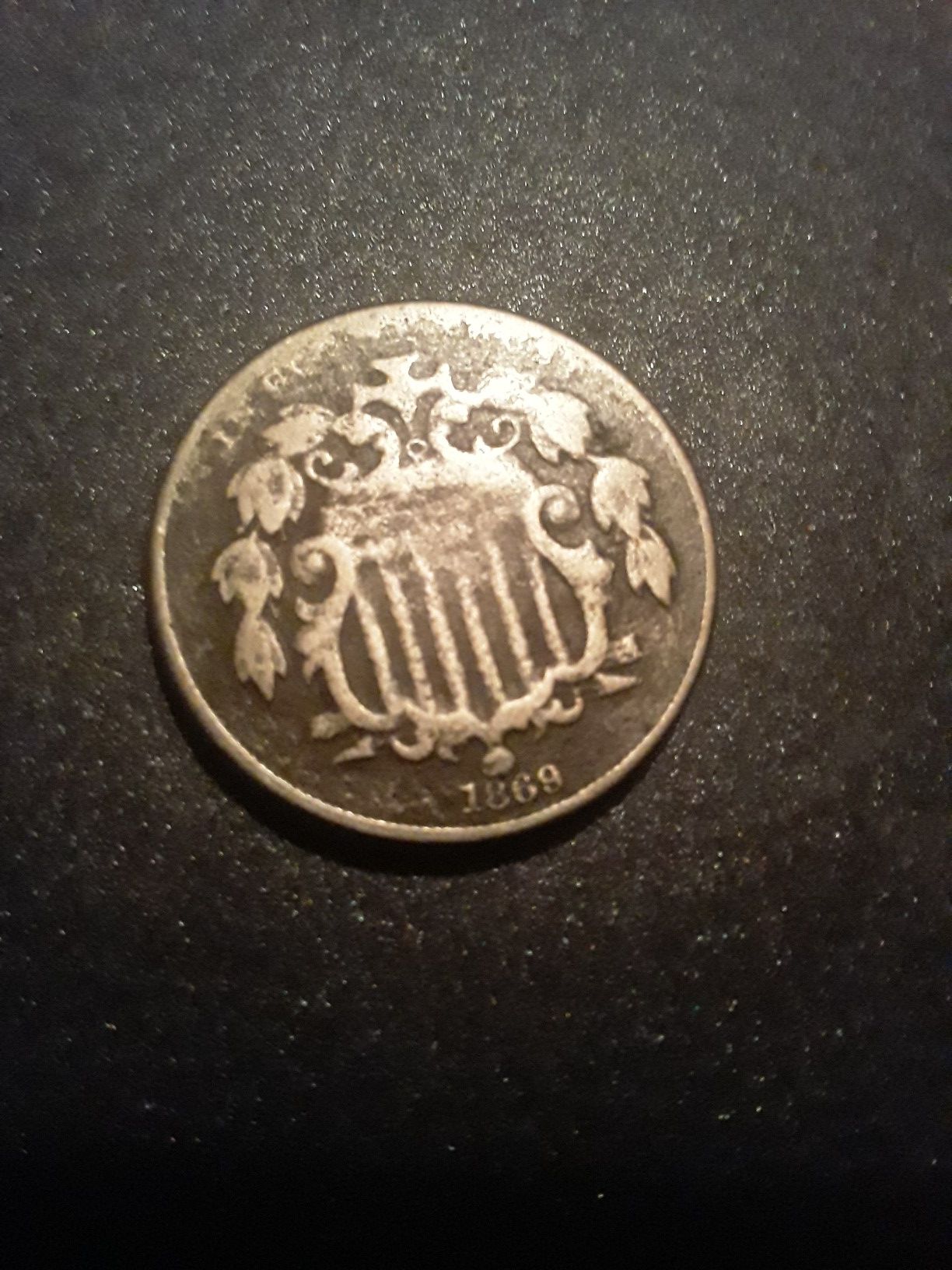 1869 U.S -5 Cent Coin