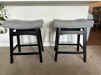 Two bar stools for the kitchen counter