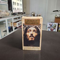 "NEW " Jesus Of Nazareth 3 - VHS Box Set, Robert Powell/Olivia Hussey Directed By Franco Zeffirelli, Sealed 
