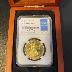 2016 W Eagle $50 Gold Coin NGC
