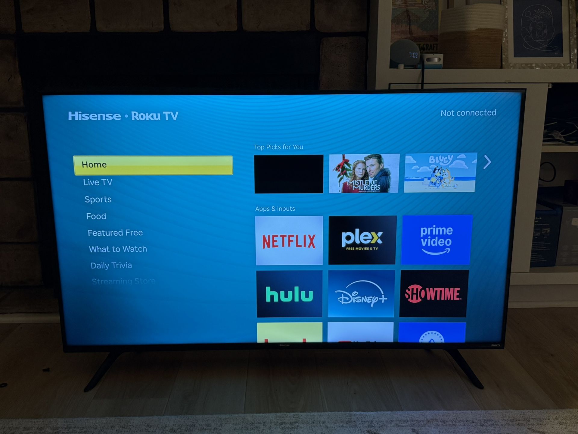 Hisense 50” LED LCD Roku TV