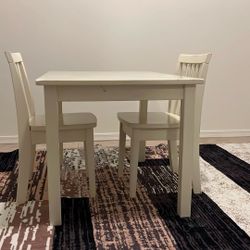 Children’s Table And Two Chairs