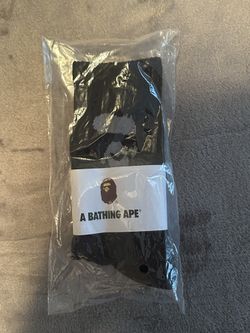 A Bathing Ape Black Socks