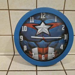 Captain America Wall Clock