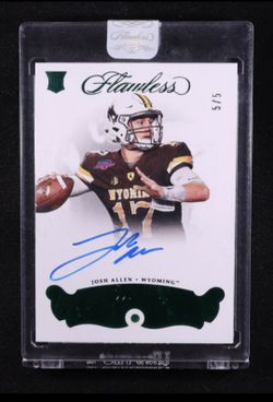 2018 josh allen flawless emerald rookie auto /5