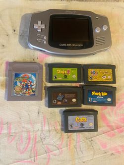 Sliver Gameboy advance and games