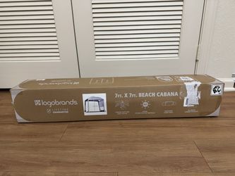 New Logobrands Beach Cabana Canopy 7ftx7ft