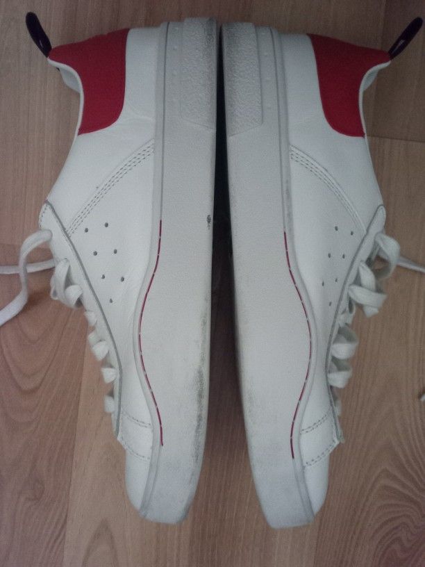 Men\'s Size 11 or 12 - Diesel, Leather, Red & White low top shoes 